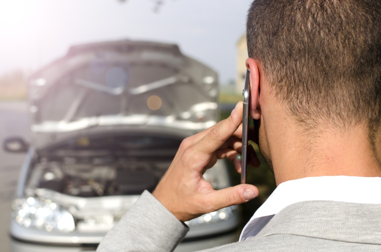 Accident avec une voiture de location