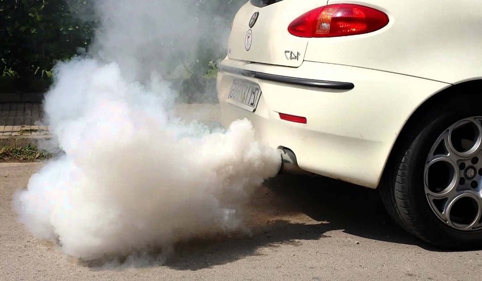 fumee blanche au demarrage