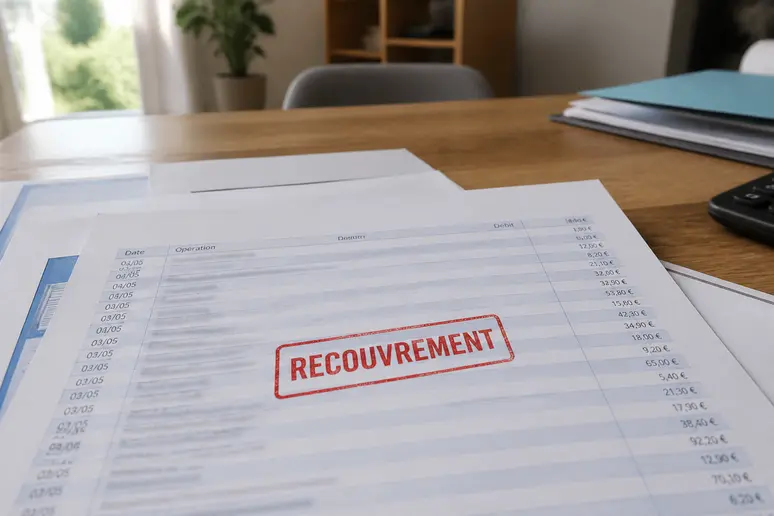 Conséquences d'un non-paiement d'amende : saisie administrative sur un relevé bancaire en France.
