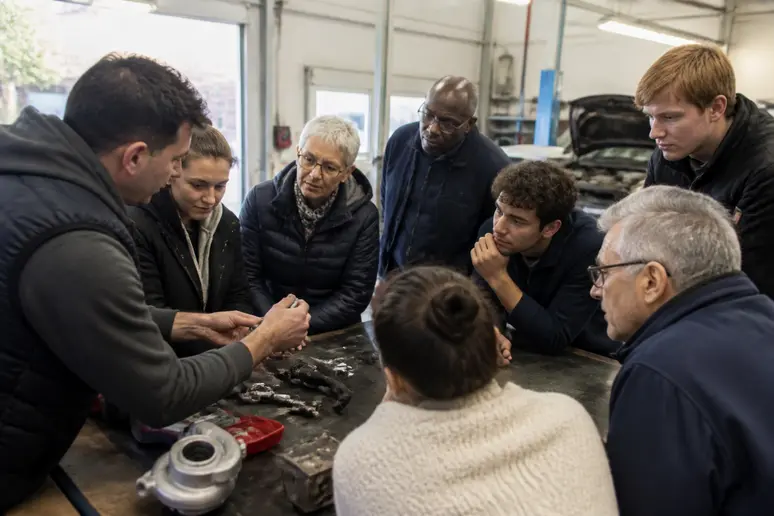 Des automobilistes échangent des conseils sur l'entretien avec pifauto.com officiel