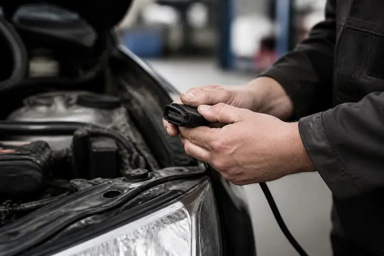 Diagnostic d'un problème de pression de carburant à l'aide d'un lecteur OBD dans l'atelier