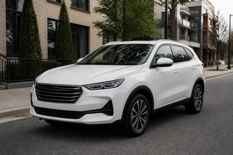 Seat Ateca finition COPA garée le long d un trottoir en ville